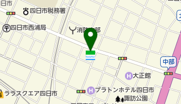 タイムズファミリーマート四日市西新地の地図画像