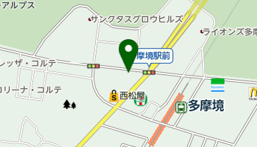 タイムズ多摩境駅前第2の地図画像