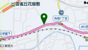 タイムズ川西寺畑の地図画像