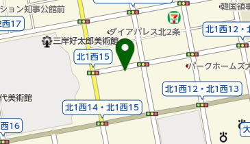 タイムズ北海道文化放送の地図画像