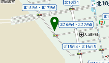 タイムズ北17西5の地図画像