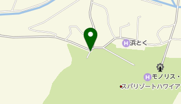 スパリゾートハワイアンズ大型車・普通車駐車場の地図画像