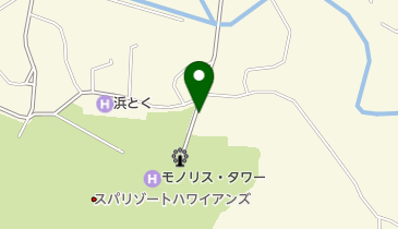 スパリゾートハワイアンズ宿泊第3駐車場の地図画像