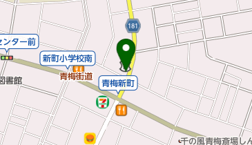 タイムズ青梅信用金庫青梅東支店の地図画像