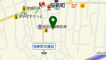 タイムズ桜新町1丁目の地図画像