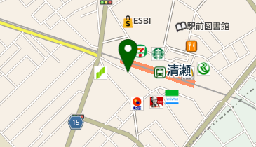 タイムズ清瀬駅南口の地図画像