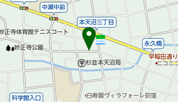 タイムズ本天沼3丁目第2の地図画像