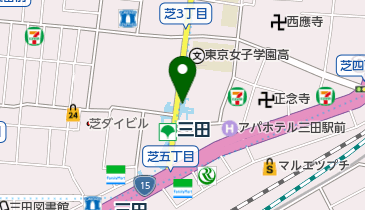 タイムズ三田NNビルの地図画像