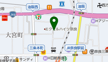 タイムズA-プライス奈良店の地図画像