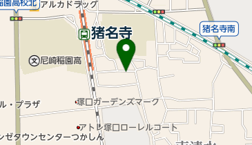 タイムズJR猪名寺駅東の地図画像