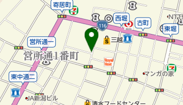 タイムズ新潟西堀通5番町の地図画像