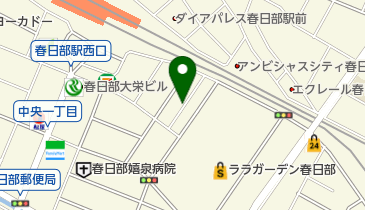 タイムズ春日部中央第14の地図画像