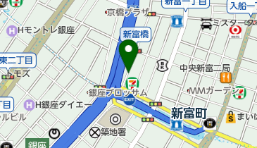 タイムズ新富町駅前の地図画像