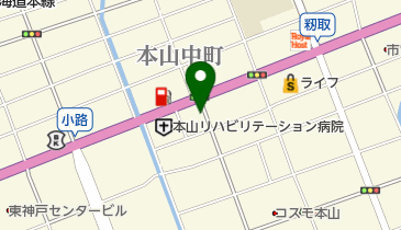 タイムズセカンドストリート神戸東灘店の地図画像