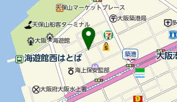 タイムズ海遊館前第6の地図画像