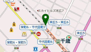 タイムズ千歳駅前第2の地図画像