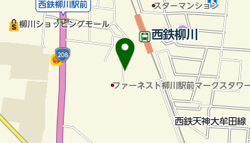 タイムズ柳川駅西口の地図画像