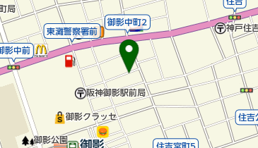 タイムズ御影中町第3の地図画像