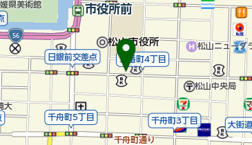 タイムズ松山三番町通りの地図画像