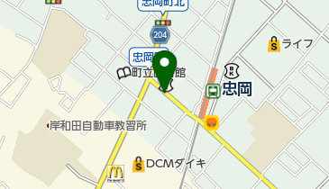 タイムズ忠岡駅前第2の地図画像