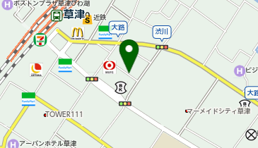 タイムズJR草津駅前第11の地図画像