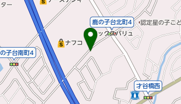 タイムズ恒生かのこ病院の地図画像