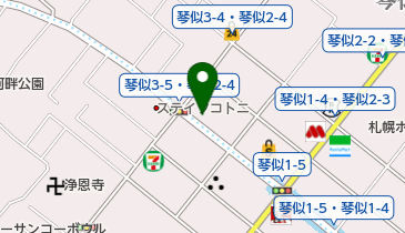 タイムズ琴似2・4の地図画像