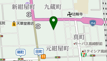 タイムズ高崎田町第2の地図画像