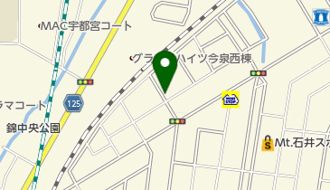 タイムズ宇都宮中今泉の地図画像