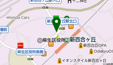 タイムズポート新百合ヶ丘駅前の地図画像