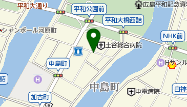 広島県広島市中区中島町のタイムズ一覧 Navitime