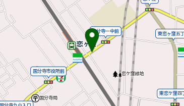タイムズ恋ヶ窪駅前の地図画像