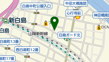 タイムズ白島中町第2の地図画像