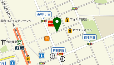 タイムズセントラルフィットネスクラブ蘇我の地図画像