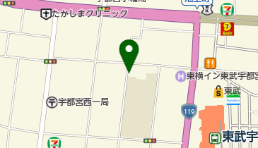 タイムズ宇都宮西1丁目の地図画像