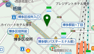 タイムズ博多駅前1丁目第7の地図画像