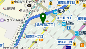 タイムズ銀座ノボの地図画像