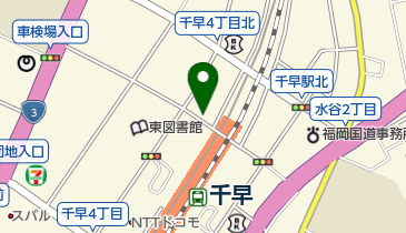 マックスバリュエクスプレス千早駅前店の地図画像