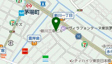 ヴィラフォンテーヌ茅場町の地図画像