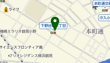 タイムズ鶴見下野谷町第2の地図画像