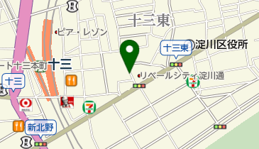 タイムズ十三東2丁目の地図画像