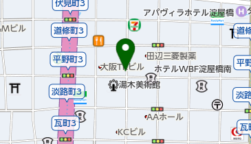 タイムズ平野町通第2の地図画像