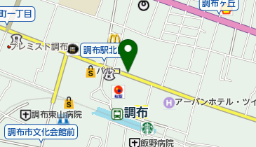 タイムズ調布駅北口パーキングの地図画像