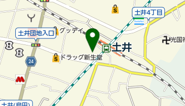 タイムズ土井駅前の地図画像