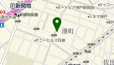 タイムズファミリーマート神戸湊町の地図画像