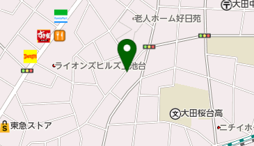 タイムズ上池台5丁目第2の地図画像