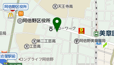 タイムズ阿倍野文の里の地図画像
