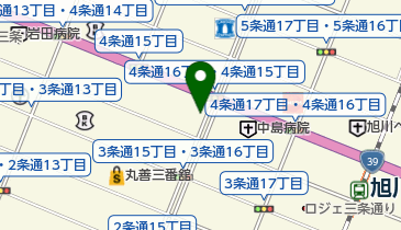 タイムズ旭川4・15の地図画像