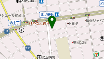 タイムズミノスケパーキング和歌山北ノ新地の地図画像