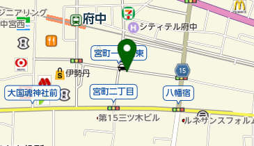 タイムズ府中駅前第2の地図画像